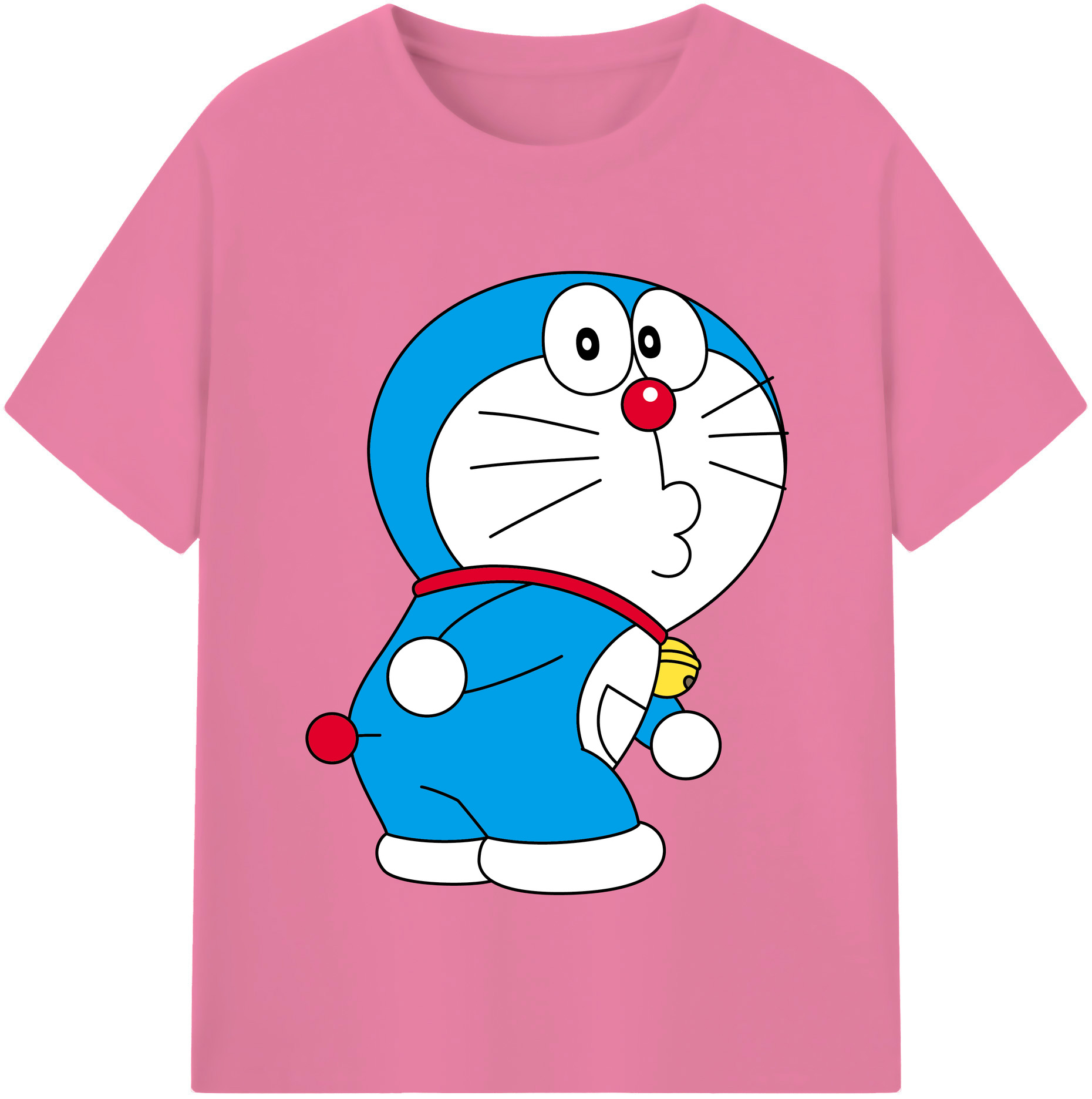 （画像用） ドラえもん Doraemon 綿100％半袖Tシャツ（フロントプリント）